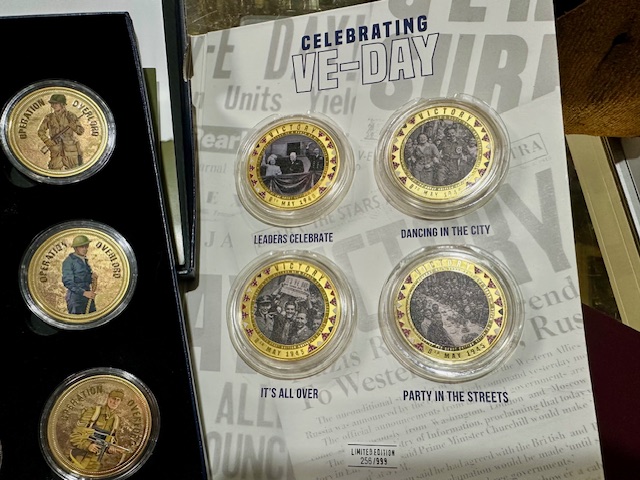 Ref: XXX - Celebrating VE Day Coin Set.